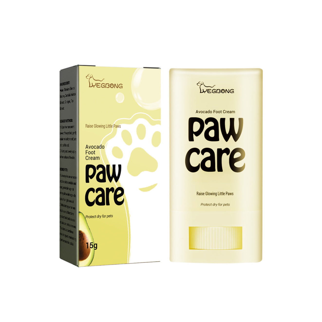 Yegbong Pet Avocado Foot Balm Pet Cat & Dog Foot Cleansing Care, Moisturizing And Crack-proof Care - Wellora