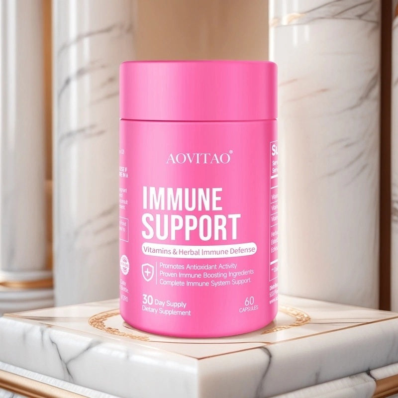 Natural Herbal Immune Defense Immunity Vitamins Supplement Booster And Mushroom Supplement With Lion's Mane, Reishi, Chaga, Cordyceps, Turkey Tail & More - Wellora