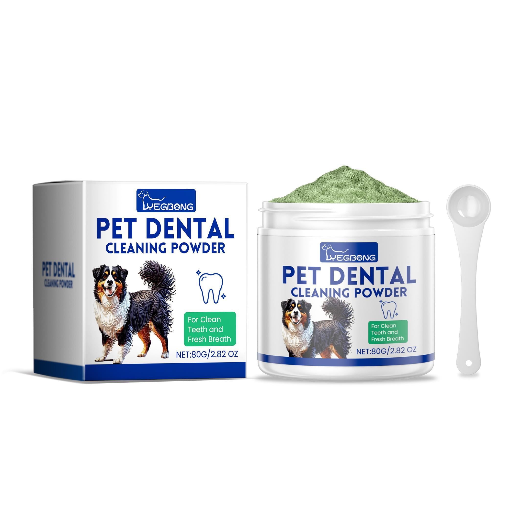 Yeagerbong Dog Tooth Cleaning Powder Gently Cleans Tartar Stains And Freshens Breath - Wellora