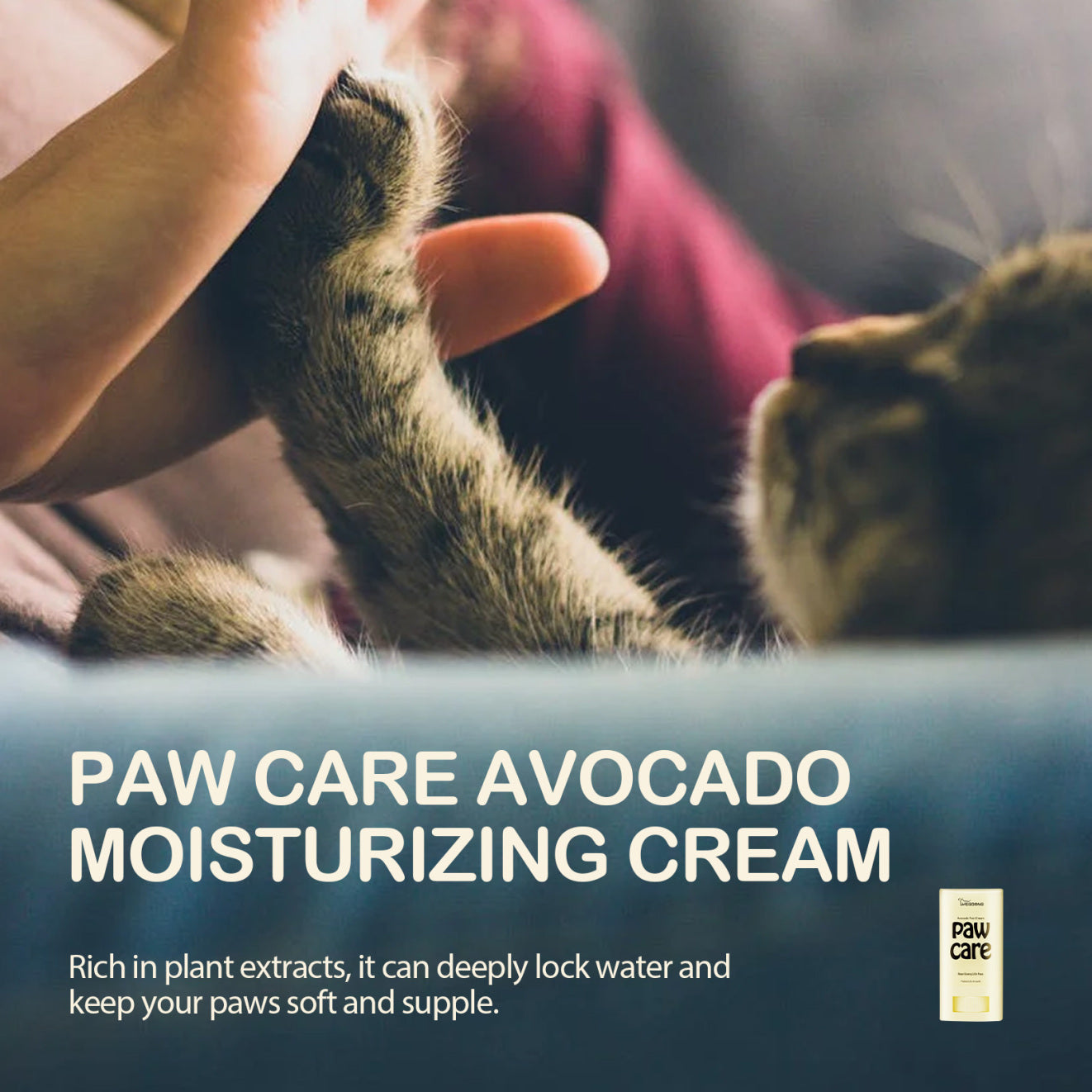 Yegbong Pet Avocado Foot Balm Pet Cat & Dog Foot Cleansing Care, Moisturizing And Crack-proof Care - Wellora